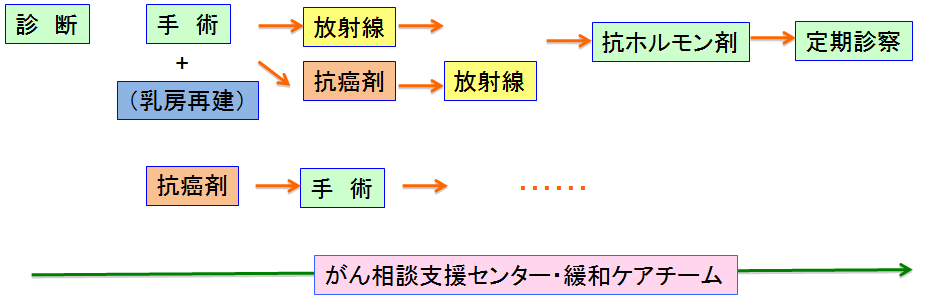 乳癌治療の概略