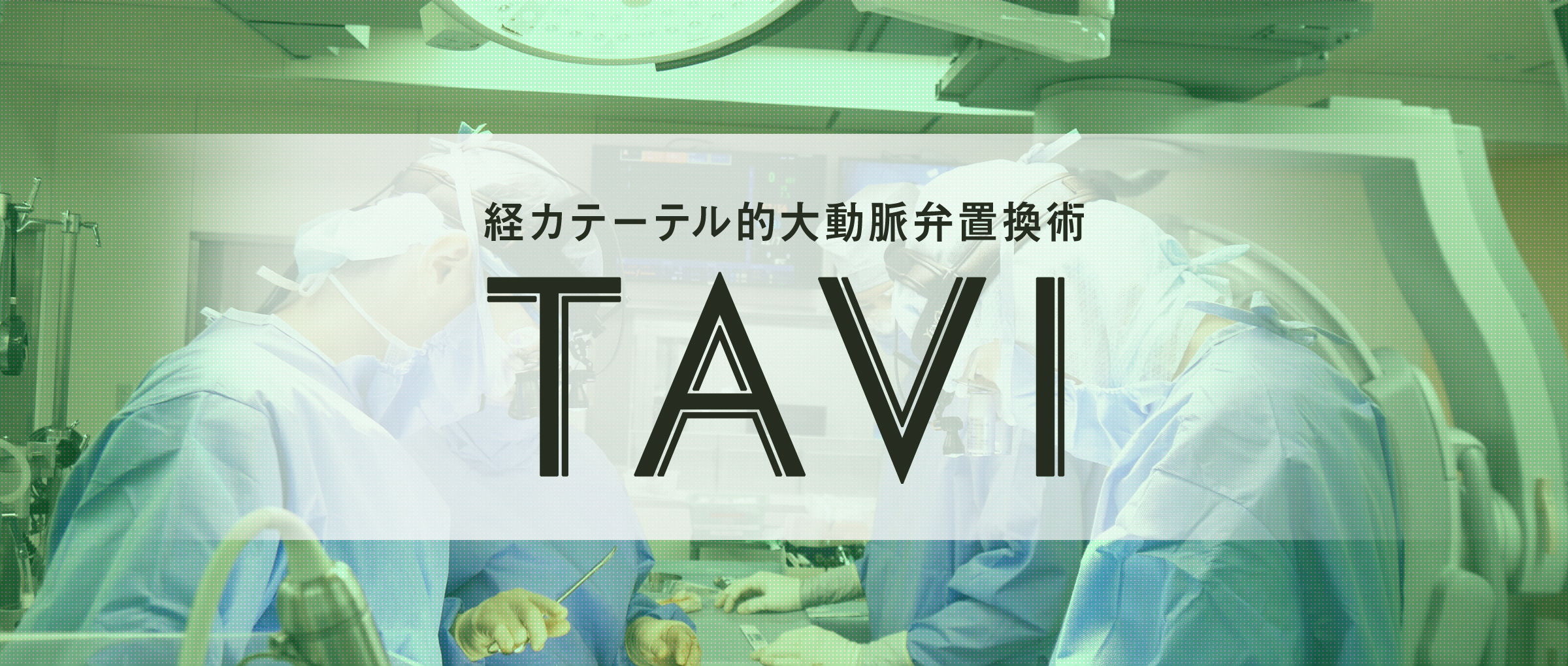 経カテーテル的大動脈置換術（TAVI）