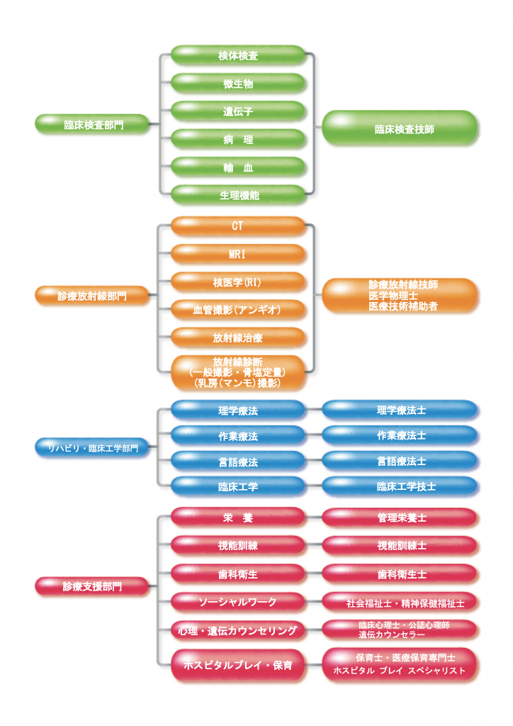 医療技術部組織図