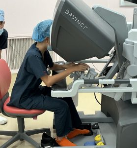 ダビンチを実際に操作する様子